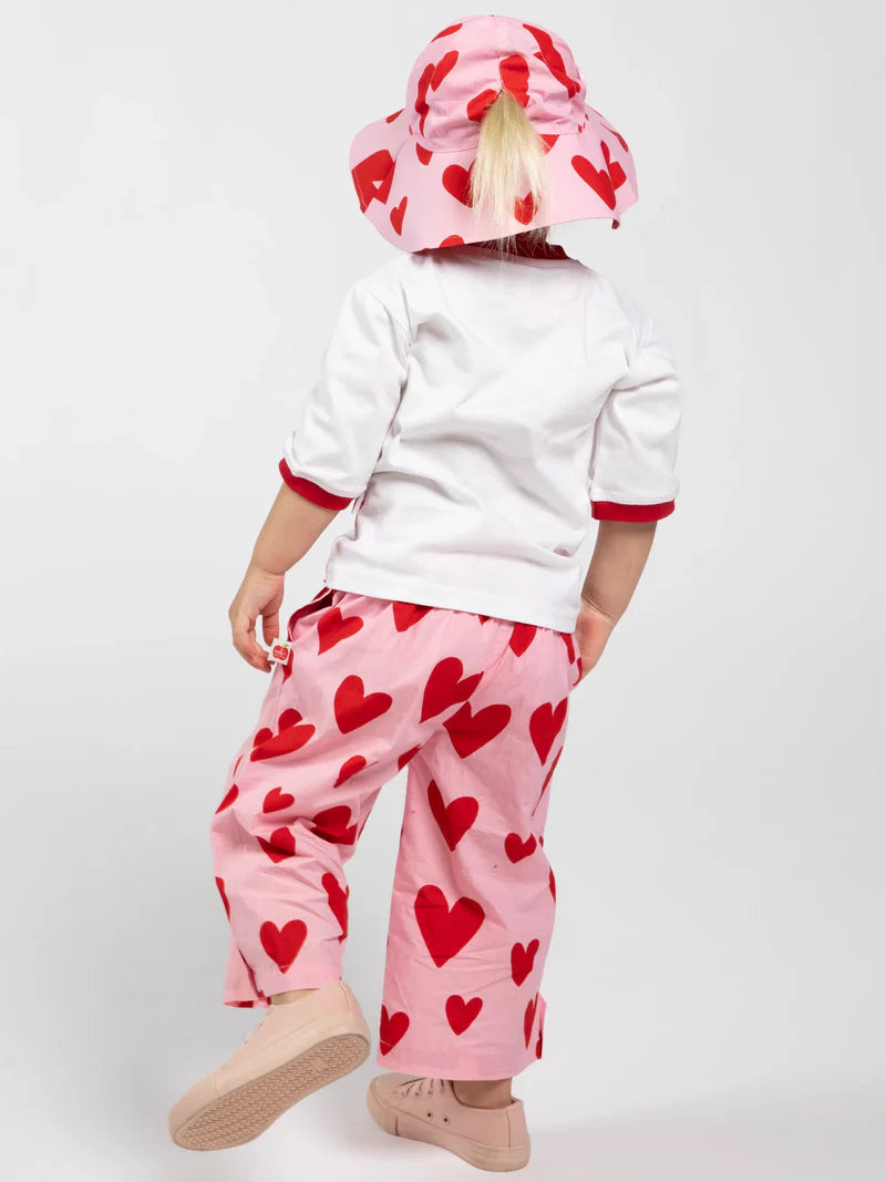 Big Heart Ponytail Hat