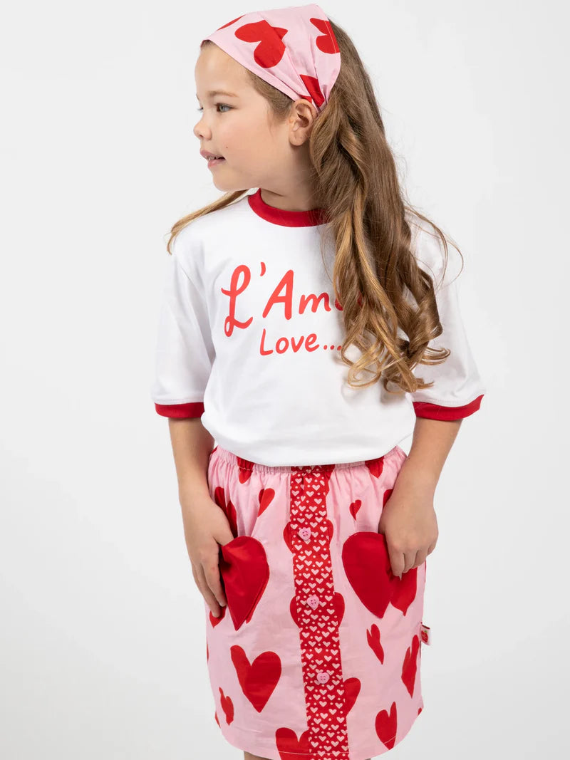 Big Heart Pocket Skirt