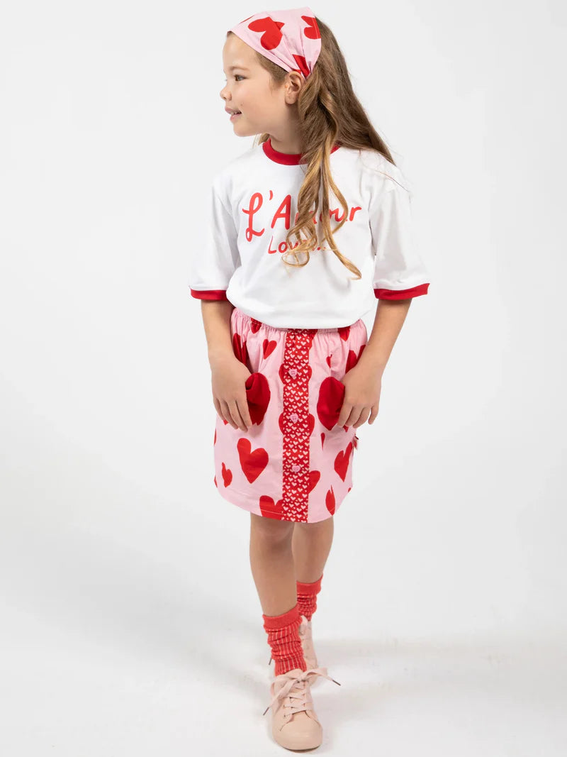 Big Heart Pocket Skirt