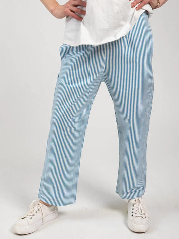 Blue Stripe Women's Everyday Pants