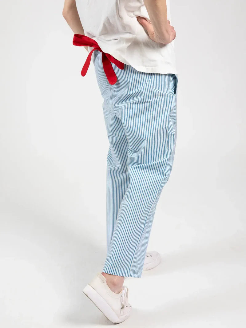 Blue Stripe Women's Everyday Pants