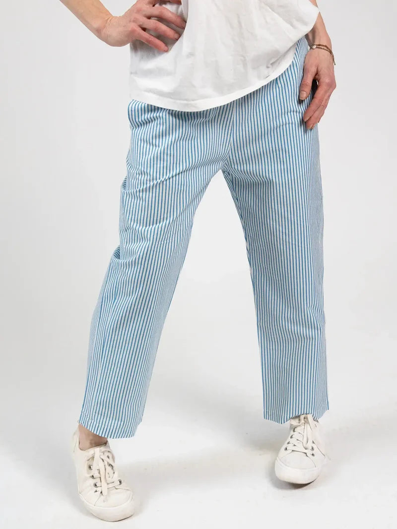 Blue Stripe Women's Everyday Pants