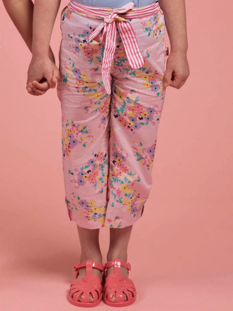 Confetti Floral Wide-Leg Pants
