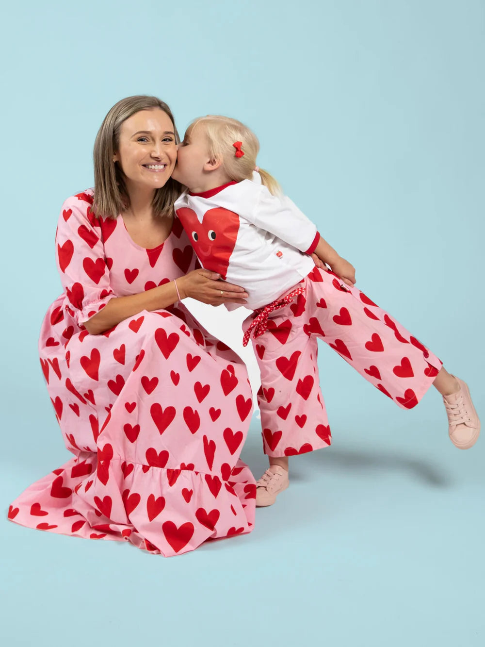 Women's Big Heart Maxi Dress