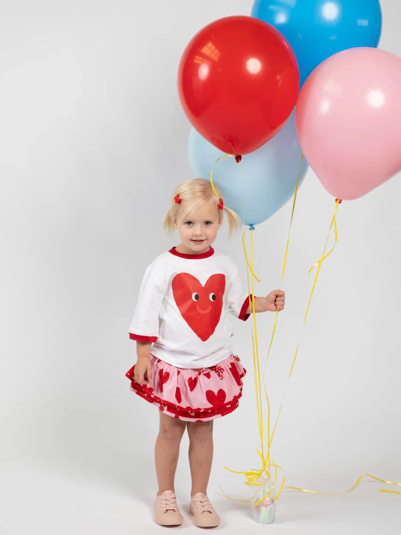 Big Heart Blossom Skirt with Bloomer