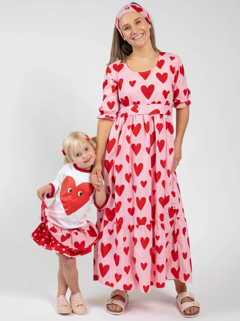 Big Heart Blossom Skirt with Bloomer