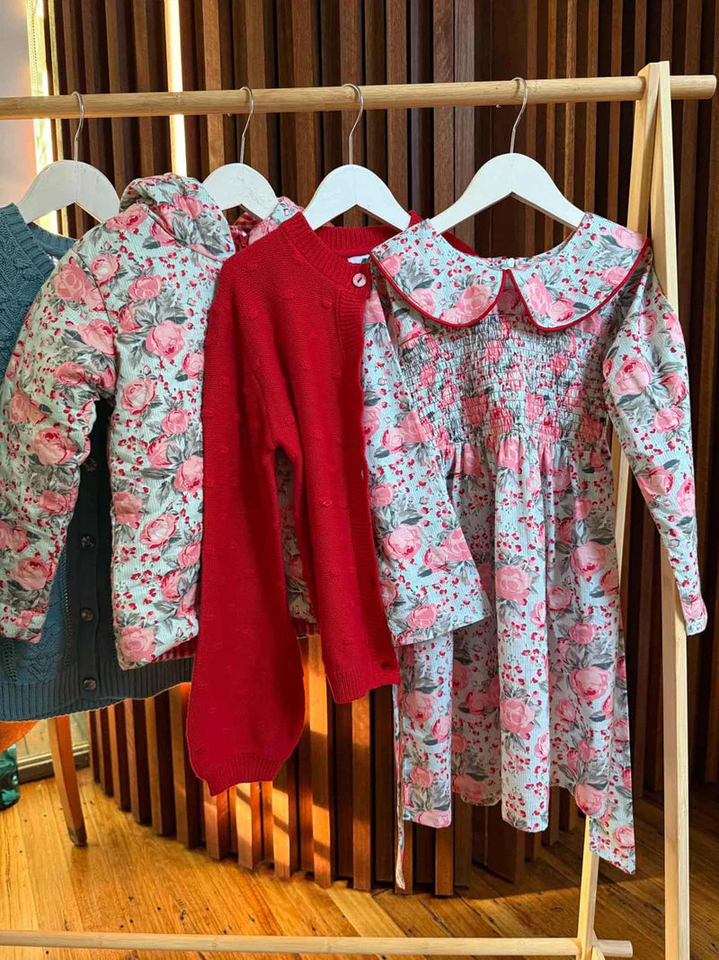 Vintage Rose Reversible Cotton Quilted Jacket