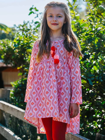Woodblock Flower Harlow Tunic