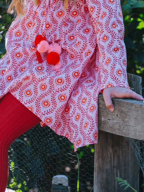 Woodblock Flower Harlow Tunic