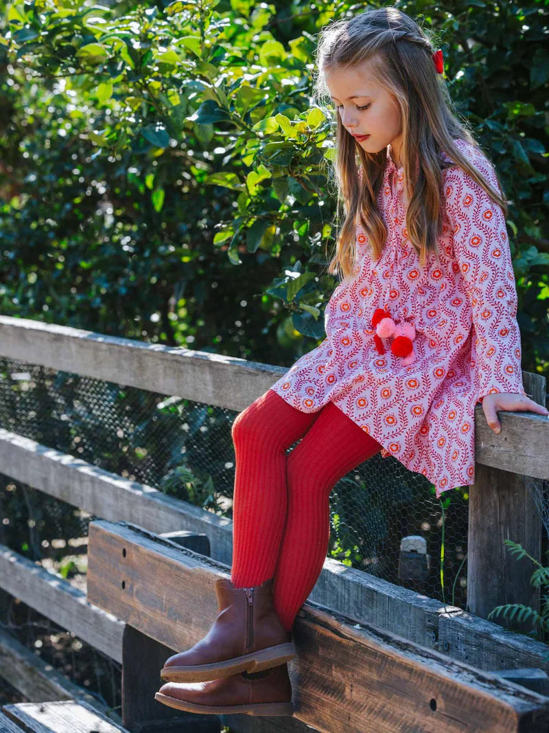 Woodblock Flower Harlow Tunic