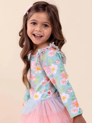 Lou Lou Blue Watercolour Dress