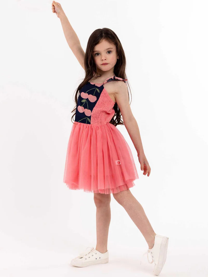 Navy Cherry Belle Tutu Dress
