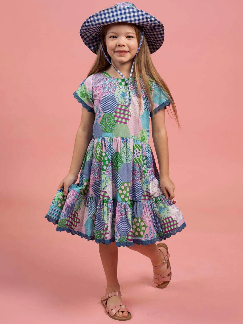 Patchwork Ponytail Hat