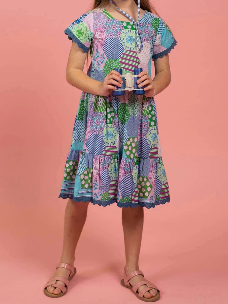 Patchwork Ponytail Hat