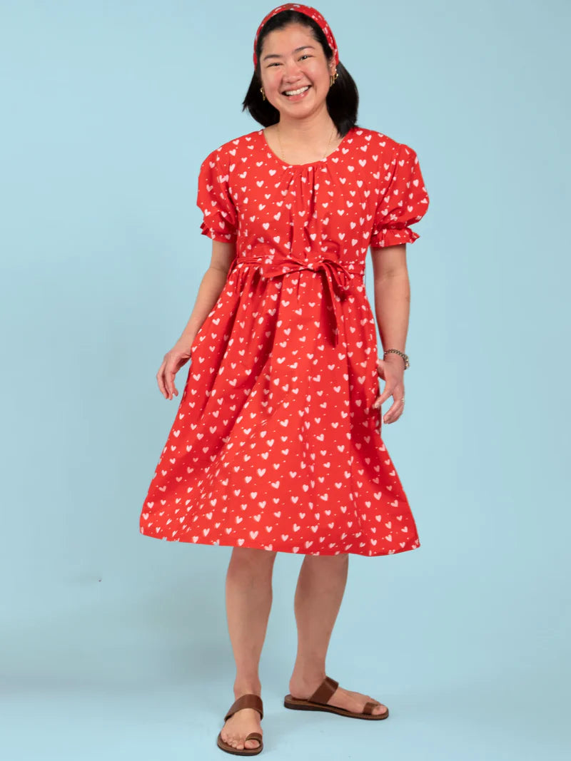 Red and Pink Hearts Headband