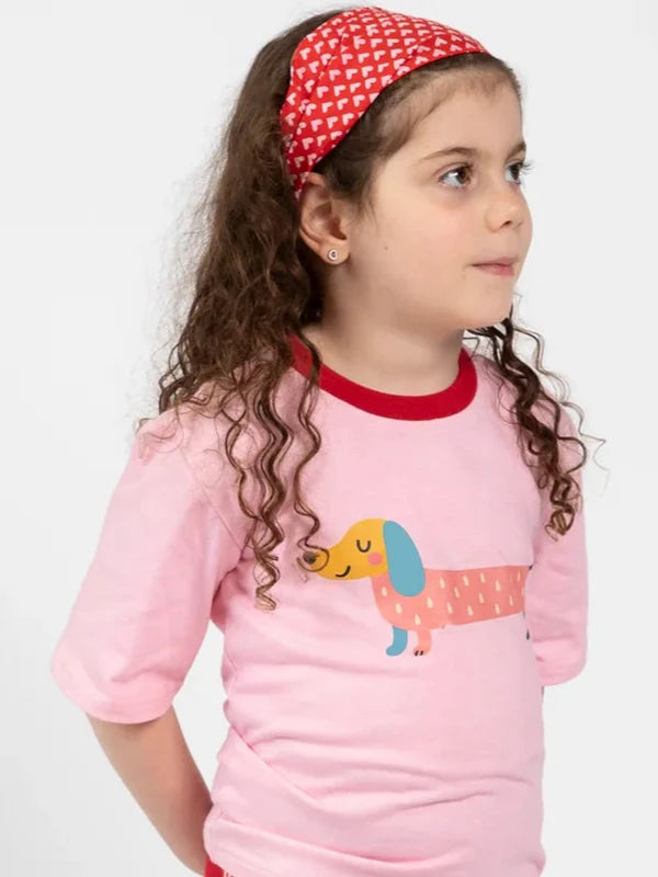 Red and Pink Hearts Headband