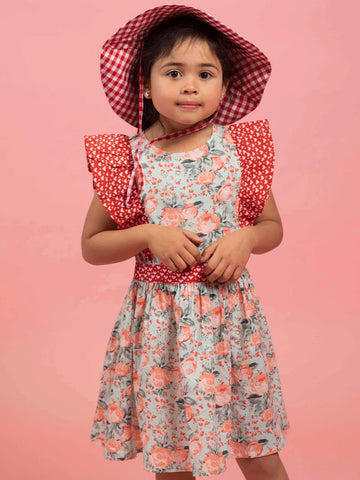 Vintage Roses Ponytail Hat