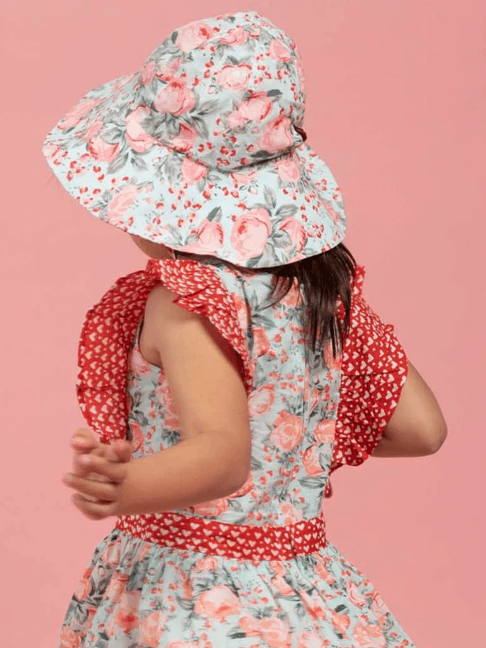 Vintage Roses Ponytail Hat