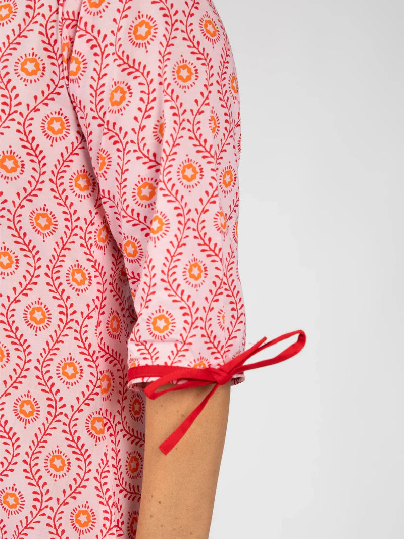 Woodblock Women's Resort Dress